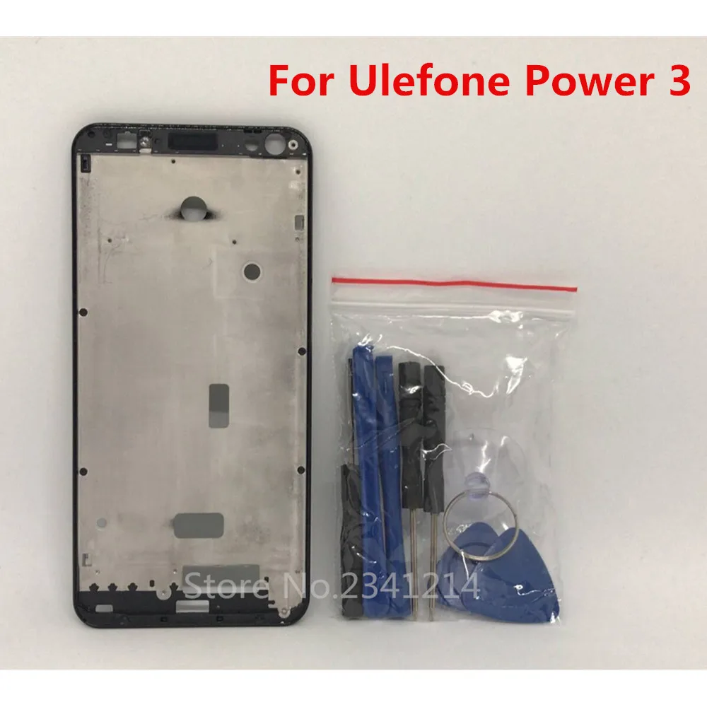 

New For Ulefone Power 3 3s FHD+ MT6763 6.0inch Cell Phone A Shell Surface Middle Replace Frame Protective Bumper Front Case