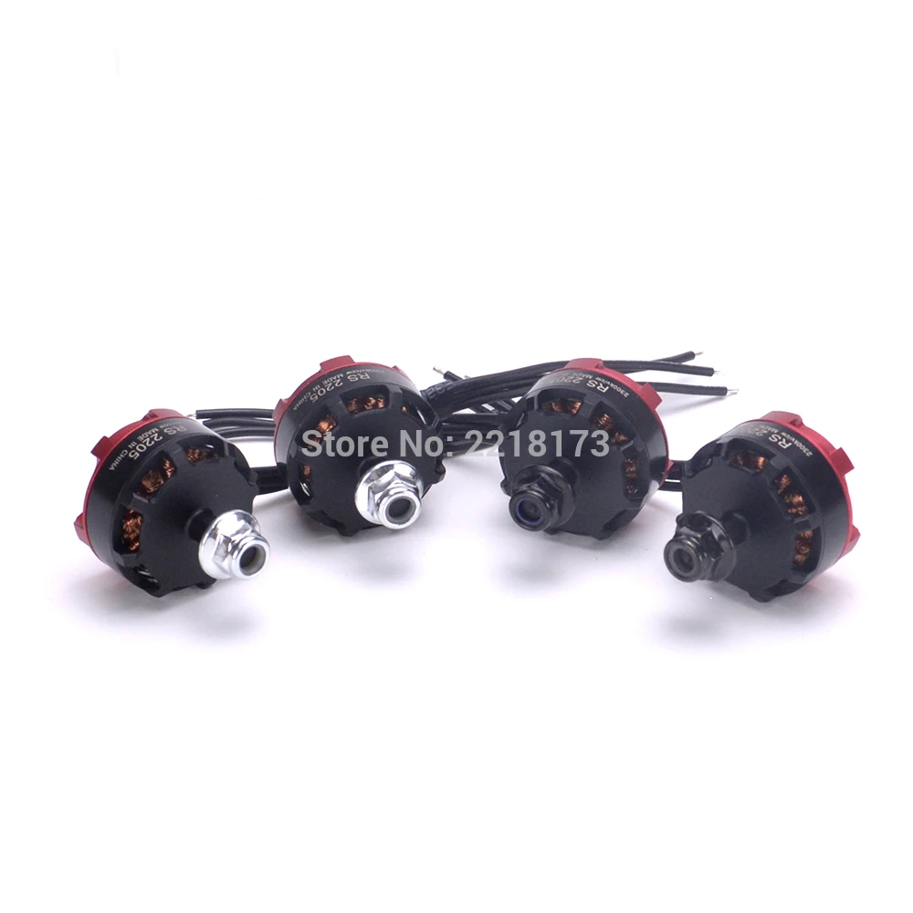 Бесщеточный двигатель RS 2205 RS2205 2300kv 4 шт. для квадрокоптера Martian 220 FPV 250 мм 20 А 2