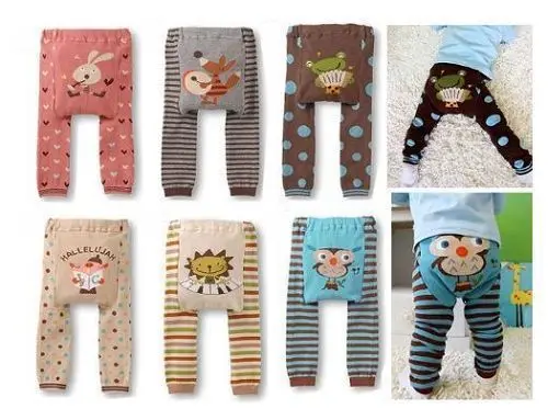Roupa do Bebê das Crianças das Crianças Calças da Criança do Bebê dos Desenhos Ymlbid Lote pp Animados Calças Justas Compridas Warmer Busha Leggings 0-24m 6 Pçs - 3 Criança Do Bebê Dos Desenhos Animados calças