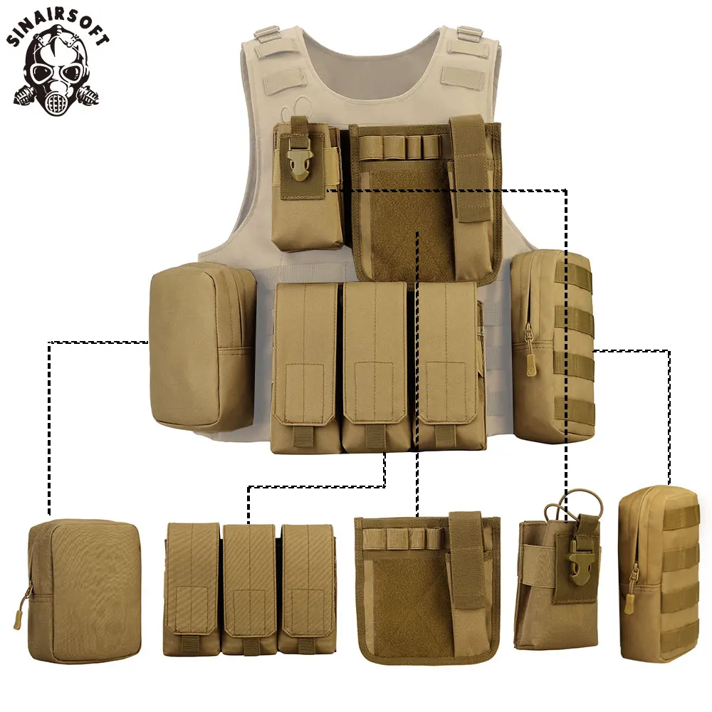SINAIRSOFT тактический жилет амфибия для страйкбола Регулируемая облегченная
