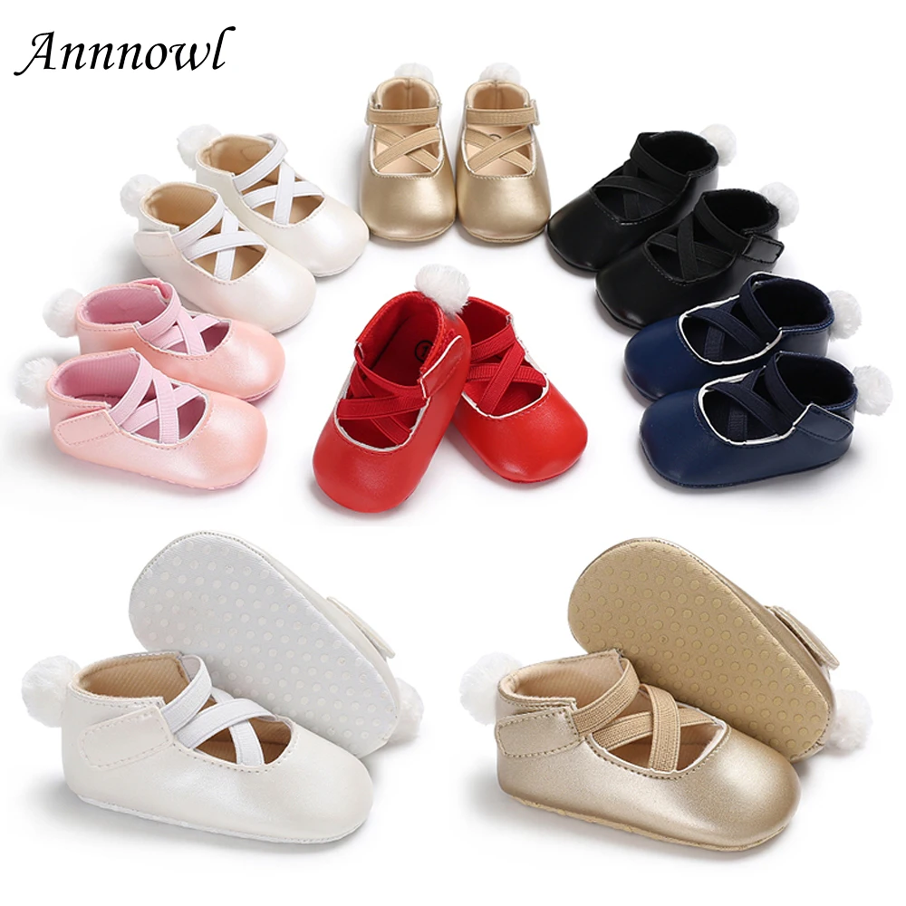 2018 Brand New Fashion Baby Girls Crib Shoes Newborn Toddler Infant
