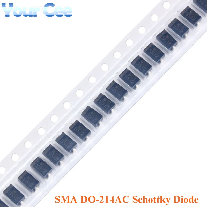 100 шт. Диод SMA SMD SS2200 SS510 SS210 SS110 SS56 SS54 SS36 SS34 SS26 SS24 SS16 SS14 SS12|Диоды| |