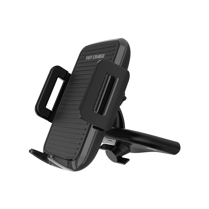 Fimilef Qi Car Wireless Fast Charger Phone Holder For iphone Samsung S8 Car CD Slot GPS Mobile Mount Charging Stand Car Holder (12)