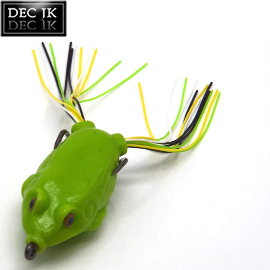Topwater Soft Snakehead Frog Fishing Lure Trout Top Water Hollow Frogs Swimbait Artificial Lures Suit For Fishing Bait In River (2)