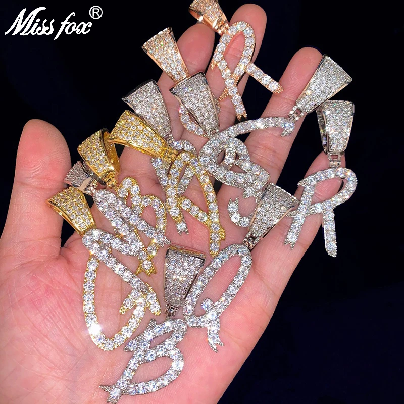 MissFox мужские 26 английские Swashes ожерелье с надписью золотой Медь простой стиль