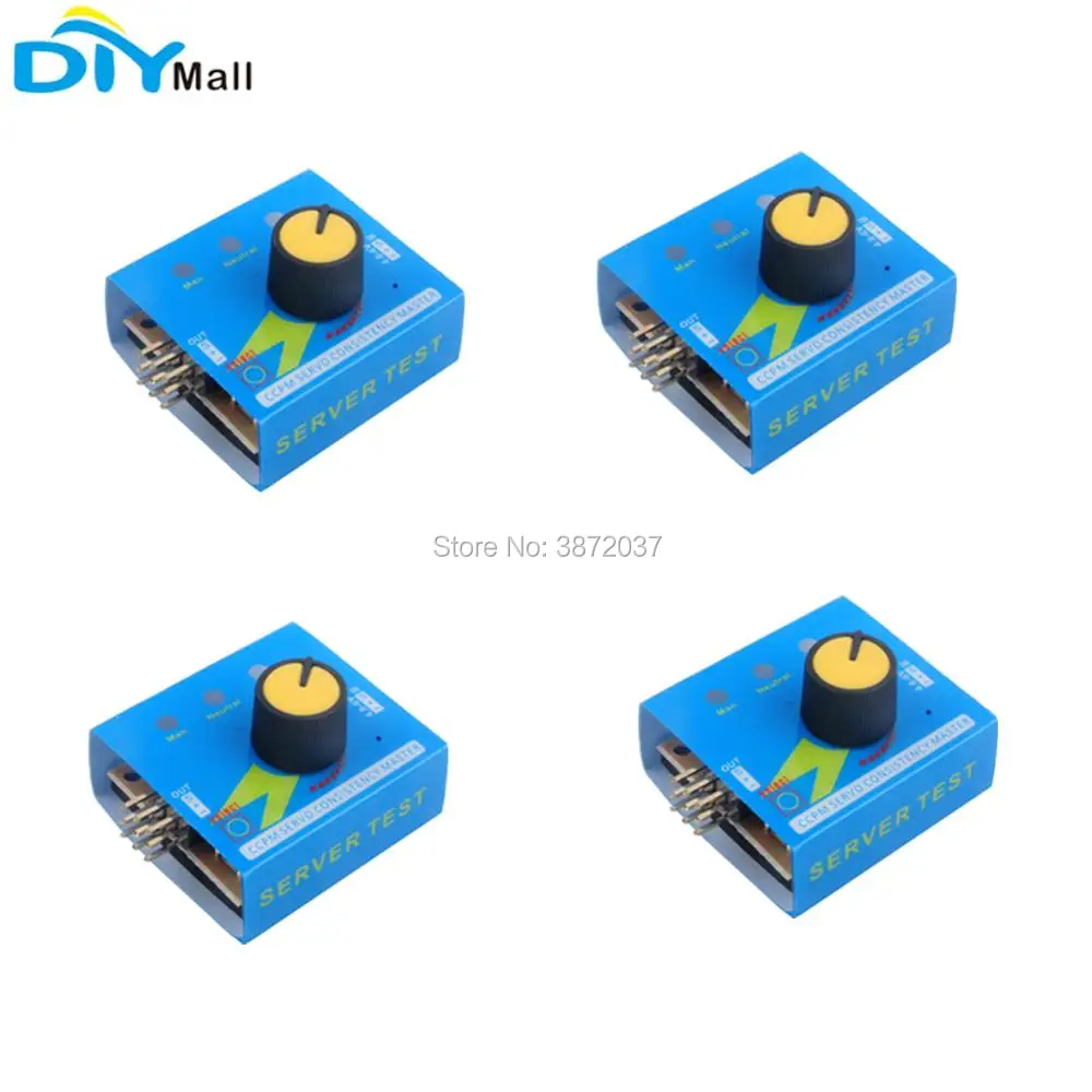 

4pcs/lot 3CH Multi Servo Tester ESC Consistency Checker for Helicopter Airplane Car 180 270 360 Degree Feetech FS90R Servo
