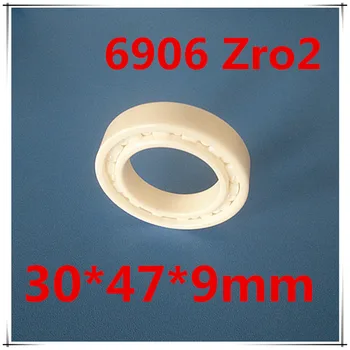 

Full Ceramic Bearing 6906 61906 ZrO2 30x47x9 mm Ball Bearings Non-magnetic Insulating PTFE Cage ABEC 3