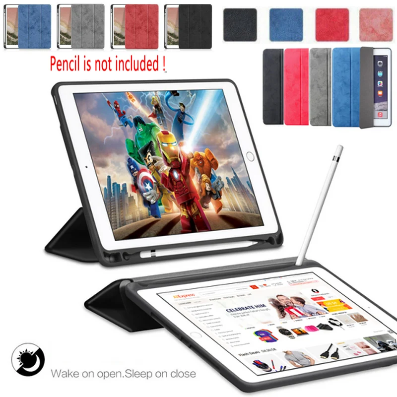 Для iPad Pro 11 дюймов 2018 чехол карандаш держатель Civer Мягкий силиконовый для 9 7 Funda |