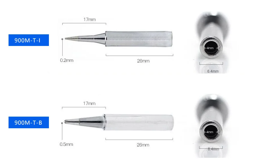 QUICKO 10 шт. бессвинцовый паяльник советы 900M-T для HAKKO SAIKE ATTEN AOYUE KADA 936/907/942 паяльная станция