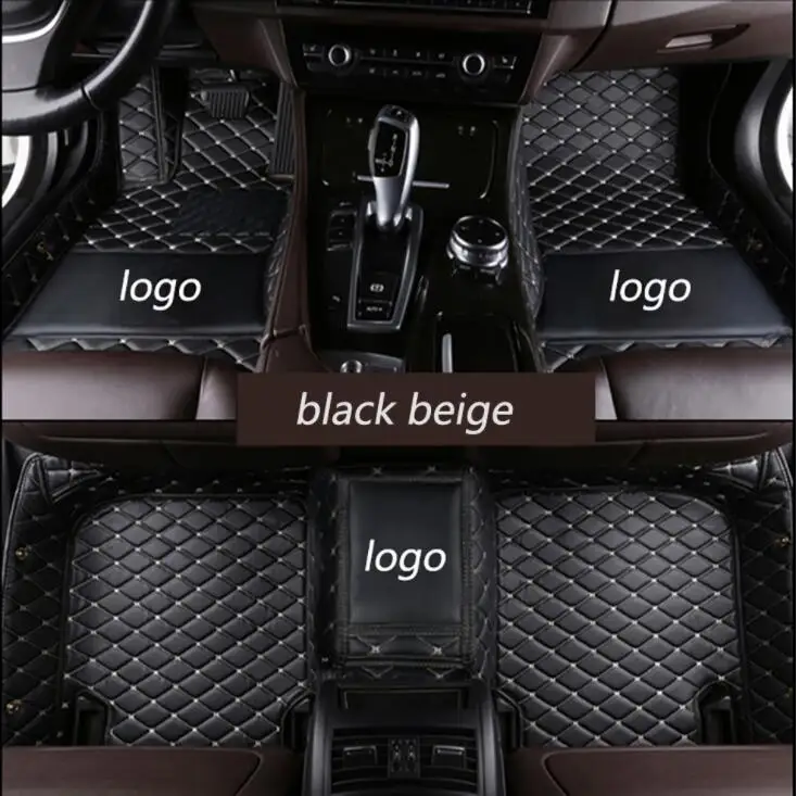 

LHD Car Floor Mats For logo cadillac CTS 4 doors 2008-2013 Car Covers Leather Interior Auto Rugs Accessories Car Carpet