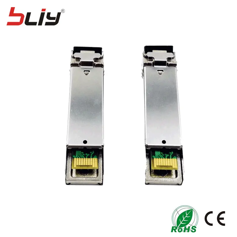 1 пара волоконно оптических sfp media converter 10/100/1000 м 1.25 г mini gbic lc 20 км wdm модуль одного