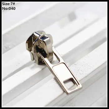 

7# Wholesale 10pcs Zipper Sliders Metal Zipper Pulls zipper Head For Handbag/ Backpack/Clothing/Sewing Tailor Tools 040