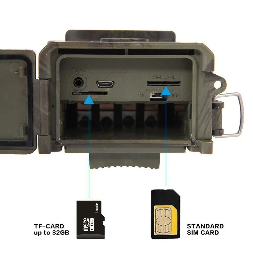 Ночное видение Охота камера HC-330M 16MP 940nm MMS Trail SMS GSM GPRS 2 г дикая ловушка фото ловушка животных дикой природы