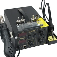 В Россию и нет налоговая пайка горячим воздухом станция SAIKE 852D+ пистолет горячего воздуха и паяльник 2 в 1