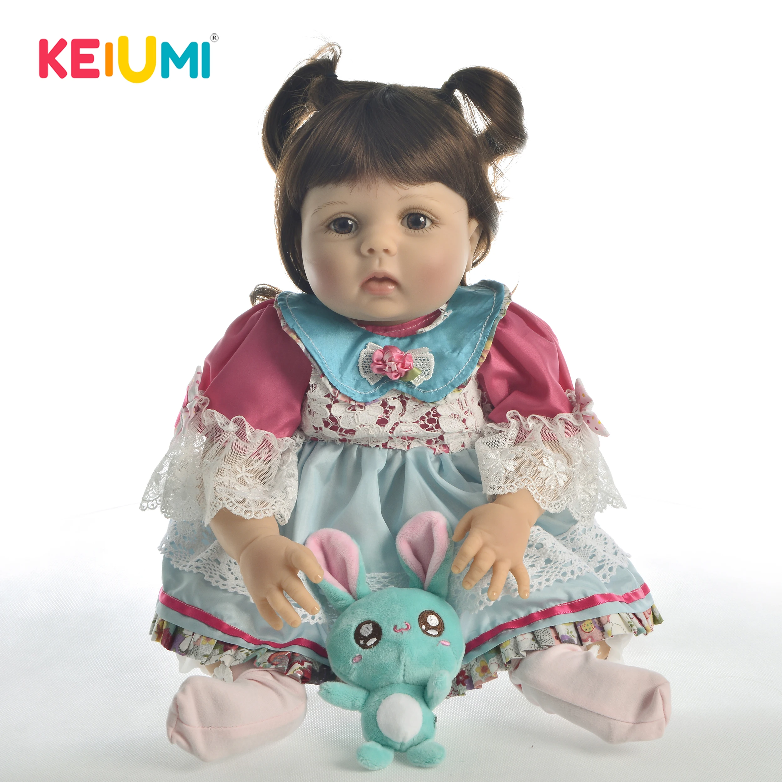 

Pre-order 23 Inch Lifelike Baby Alive Girl Doll 55 cm Silicone Full Body Reborn Bonecas For Toddler Birthday Gift Shower Toy