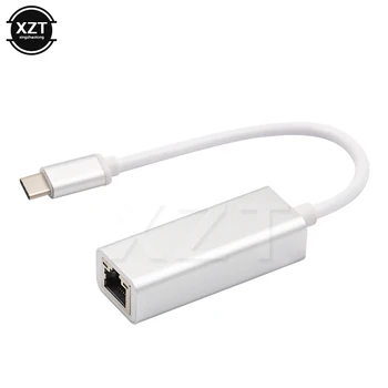 

External Wired Ethernet Adapter Network Card USB Type-C to Ethernet RJ45 Lan for MacBook Windows 7/8/10 Laptop 10/100Mbps