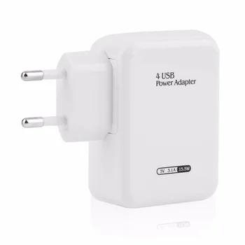 

5V 3.1A 4 Port USB Power Adapter Wall Home Travel Charger Universal