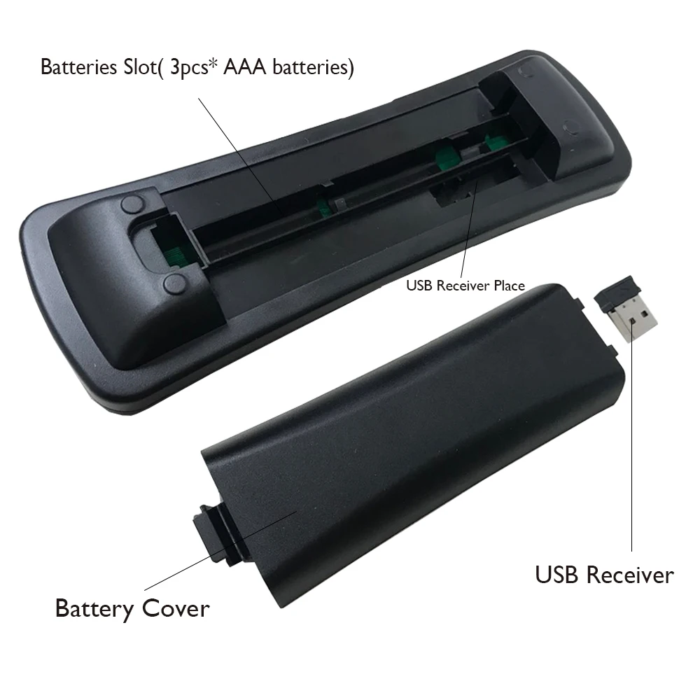 Беспроводная клавиатура Souria 2 4 ГГц RF QWERTY Воздушная мышь USB игры для Android Smart TV Box Tablet