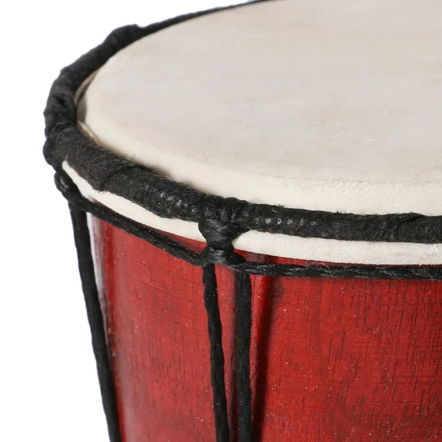 4 inch Professional African Djembe Drum Bongo Wood Good Sound Musical Instrument