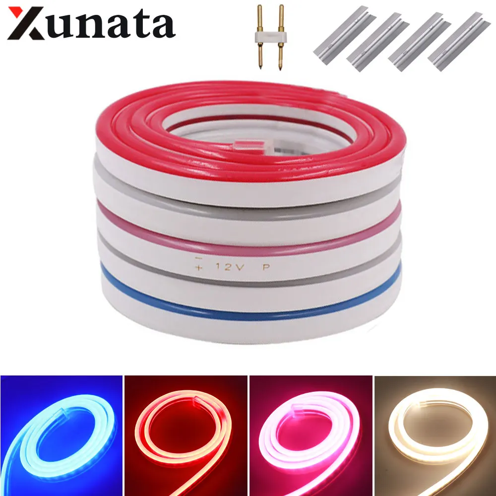 

Neon Light 120leds/m LED Neon Strip Light Waterproof Neon Sign 2.5CM Cuttable LED Lighting Holiday Party Decor 1/5/10/20/100M