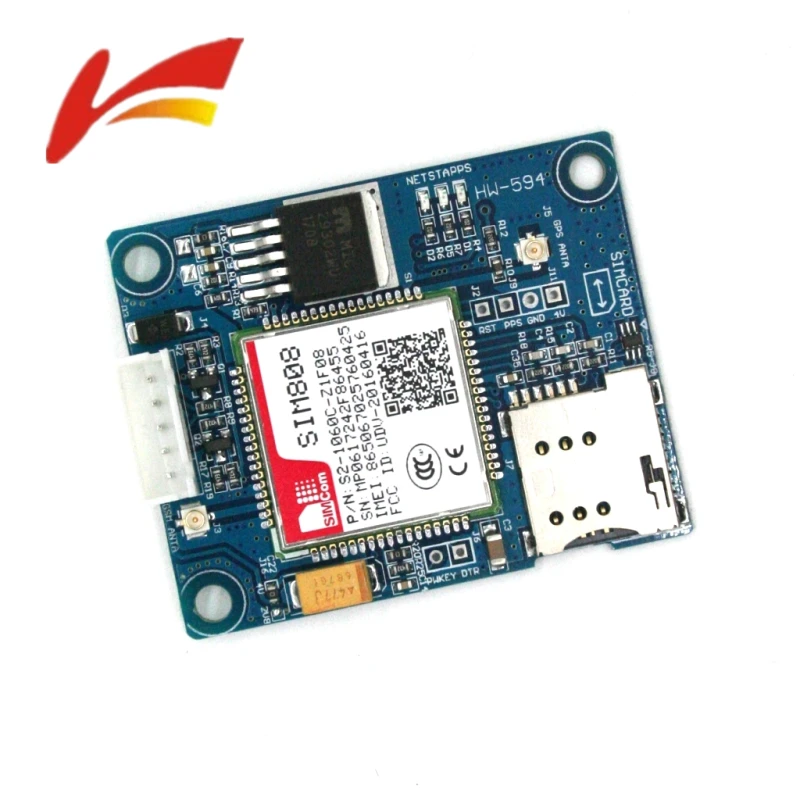 

SIM808 development board instead of 908 GSM GPRS GPS Bluetooth SMS module to send data procedures