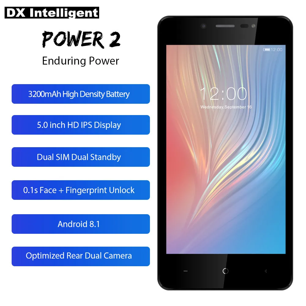 LEAGOO POWER 2 3200 мАч 5 0 &quotHD ips MT6580A четырехъядерный Android 8 1 Гб ОЗУ 16 ПЗУ 8MP двойная камера