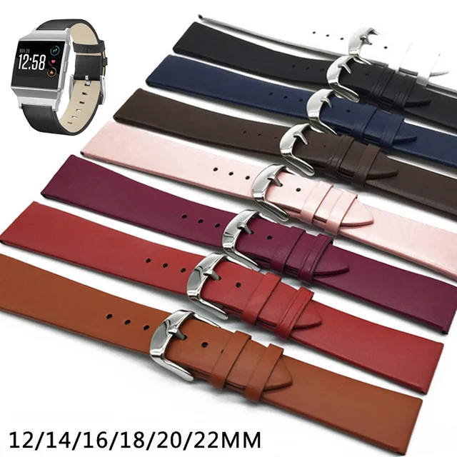 Luxfacigoo 12/14/16/18/20/22mm Watch Band Cinturino In Pelle Di Mucca Cinturino Luxfacigoo 12/14/16/18/20/22mm Watch Band Cinturino In Pelle Di Mucca Cinturino