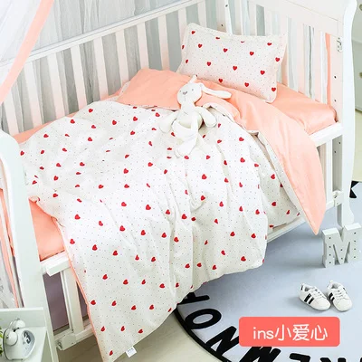 cot bed bumper set girl