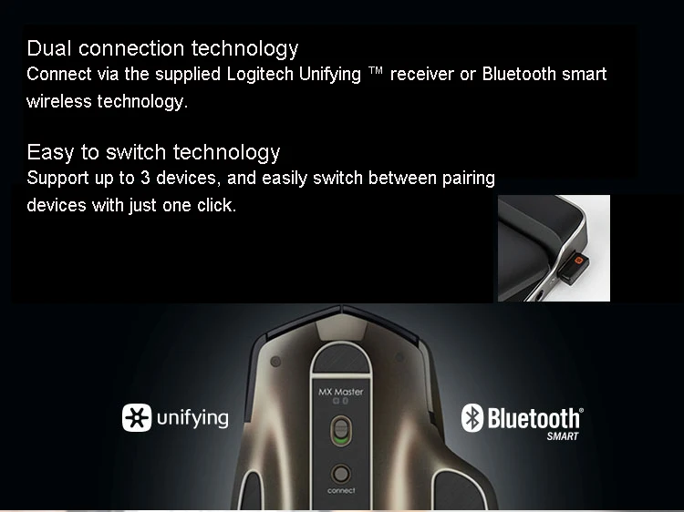 Беспроводная Bluetooth игровая мышь logitech MX Master Mause, raton, ноутбук, ПК, геймер, оригинальная Лазерная эргономичная мышь souris sans fil