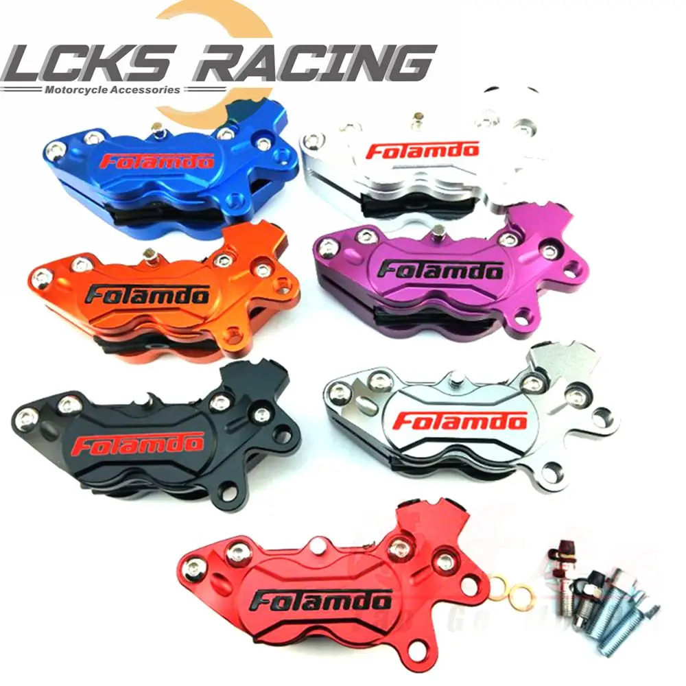 

Motorcycle Universal universal modification 40mm Fraodo Cnc rear Brake Calipers With 4 Piston 32*27mm For Yamaha Honda Kawasaki