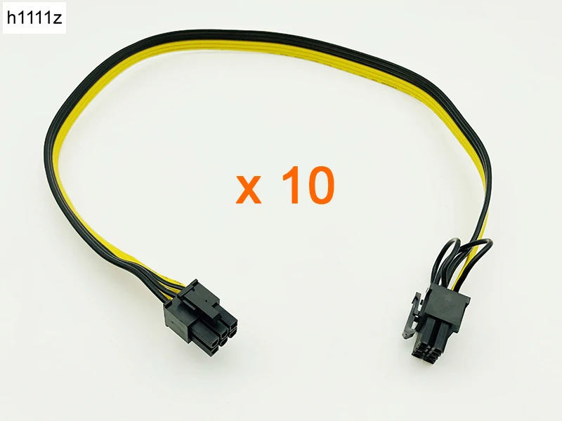 10 шт 6Pin к 8Pin (6 + 2) кабель сервер преобразования питания плата графической карты
