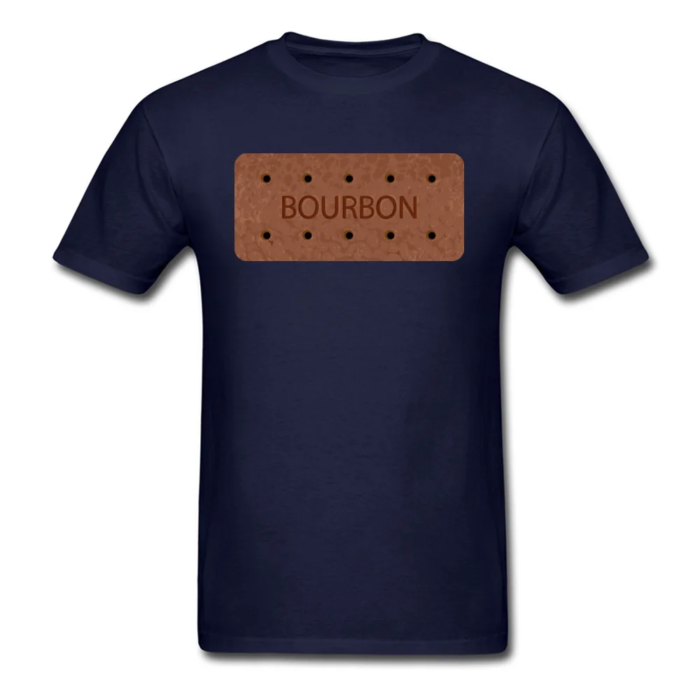  Men T-Shirt Bourbon Normal Tops Shirts Pure Cotton Round Collar Short Sleeve Cool T Shirt Mother Day Wholesale Bourbon navy