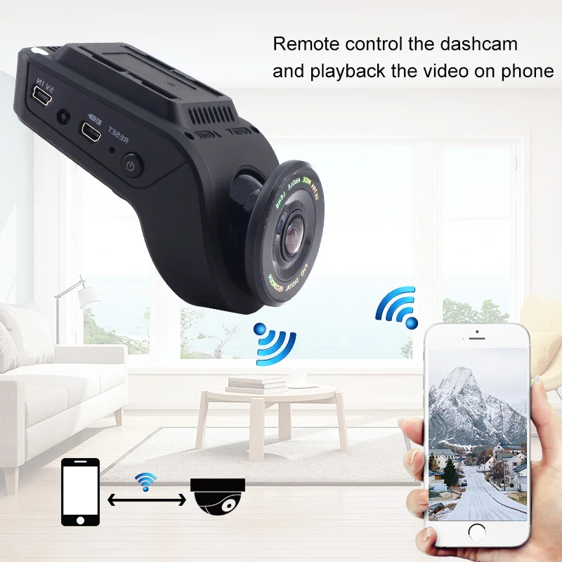 Видеорегистратор T691C 4K GPS Wi Fi ADAS 2880*2160P Full HD 1080P фронтальная и задняя камеры датчик