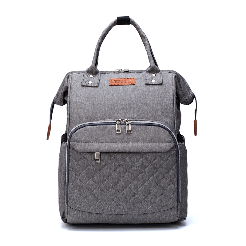 Goede Lequeen Luier Luiertas Babyverzorging Outdoor Wandelwagen Organizer Tas Waterdichte Reizen Moederschap Patchwork Tas Verpleging Rugzak