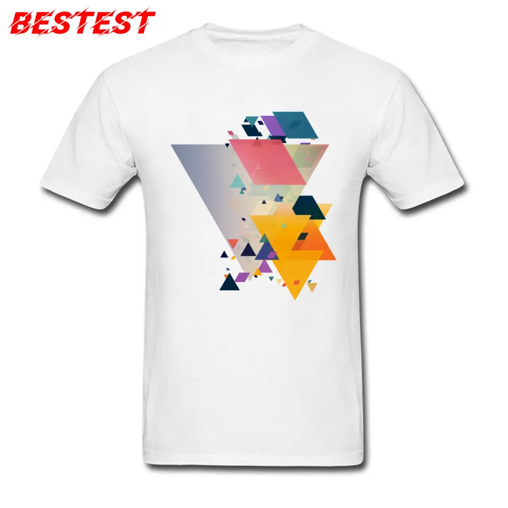 Angular Four Tops Tees 2018 Discount O-Neck Casual Short Sleeve 100% Cotton Fabric Men's T-Shirt Design Tops Shirt Angular Four white