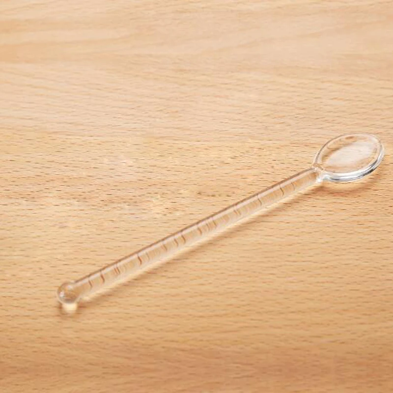 High borosilicate glass multi functional mixing scoops coffee scoopsin