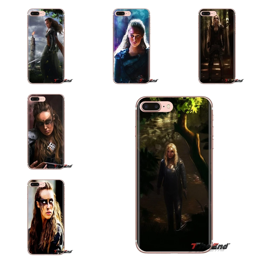 

HEDA LEXA Tattoo THE 100 Soft Transparent Cases Covers For iPod Touch Apple iPhone 4 4S 5 5S SE 5C 6 6S 7 8 X XR XS Plus MAX