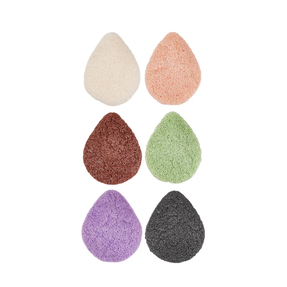 6 шт., микрофибра, пушистая поверхность, косметическая, слоеная микрофибра, моющая губка Чистящая, для очищения лица, естественная стирка