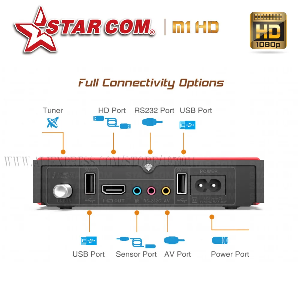 STARCOM SATELLITE TV RECEIVER 2
