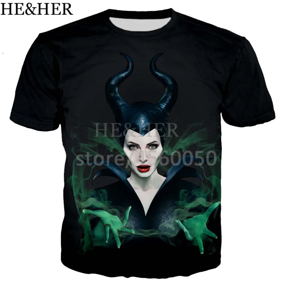 

New movie Maleficent 2 t shirts harajuku tshirt men women t-shirts fashion summer tops hip hop tee shirts streetwear