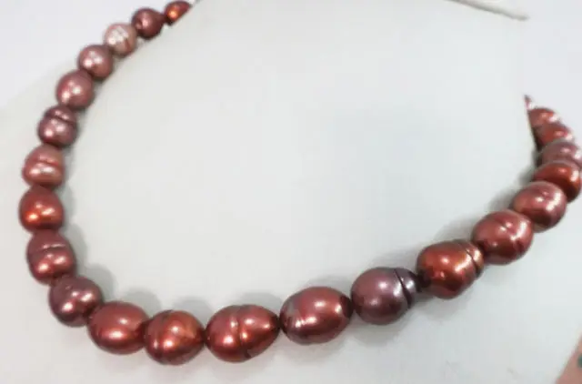 

12-13mm south seas chocolate pearl necklace 18inch