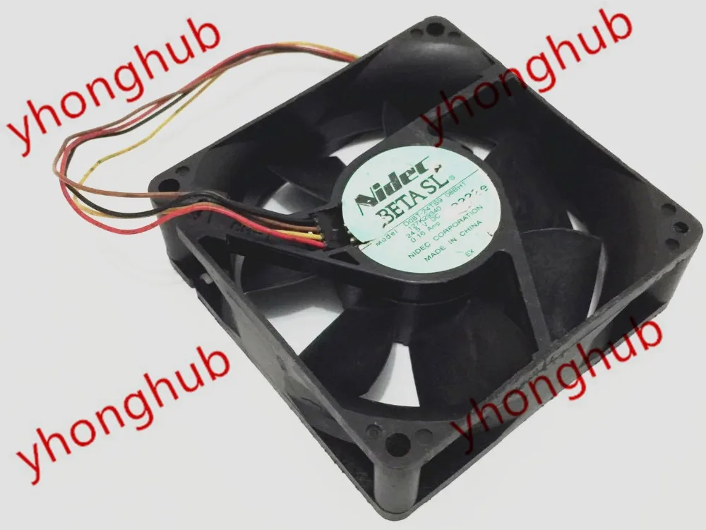 Вентилятор охлаждения сервера Nidec D08T 24TS9 08BH1 постоянный ток 24 5 в а 80x80x25 мм 4