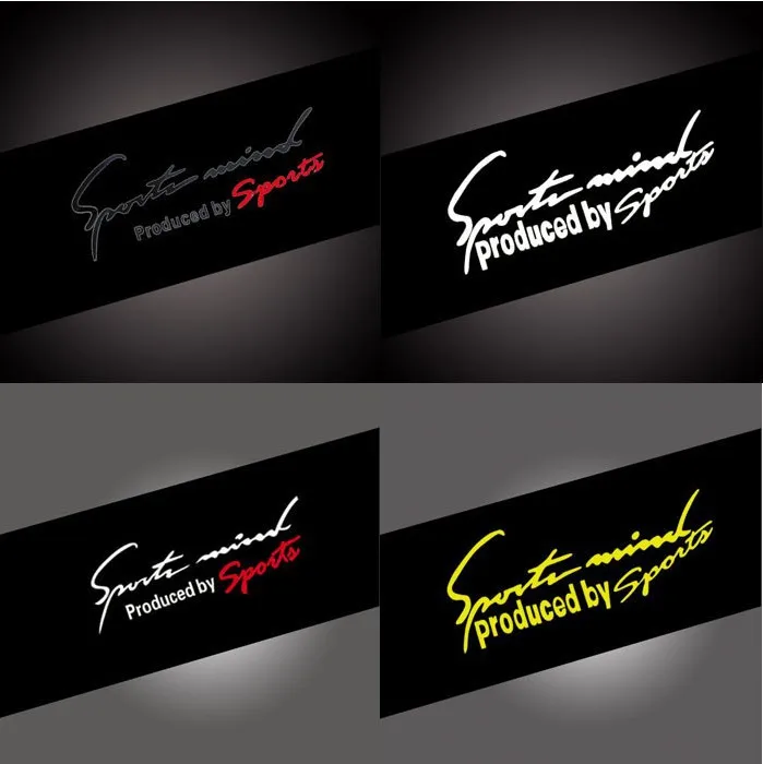 

New SPORT Car Sticker On Car Lamp Eyebrow Posted Sports Light Brow Car Styling Reflective Motorcycle Sticker Free Shipping