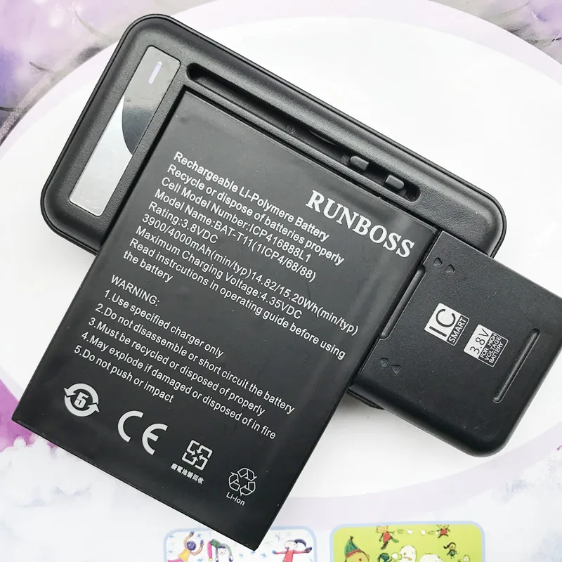 

4000mAh BAT-T11 Battery For Acer Liquid T03 T04 Z630 Z630S Cell Phone Batteries With LED Desktop Charger