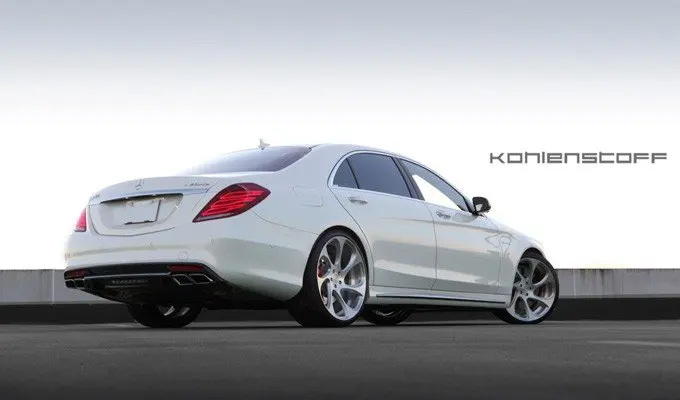 Задний диффузор из углеродного волокна для W222 S63/S65 рестайлинг t K style 2014y