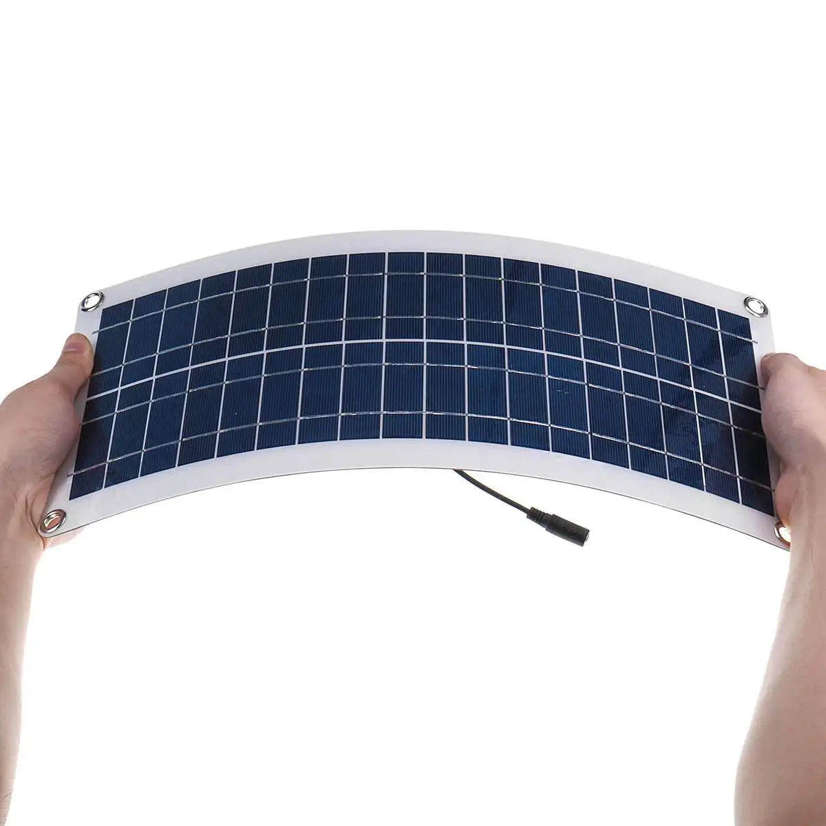 Портативная 30 Вт солнечная панель 12 В поликристаллическая двойная USB энергия солнечная батарея автомобиль корабль Открытый Кемпинг телефон зарядное устройство ж/солнечное зарядное устройство