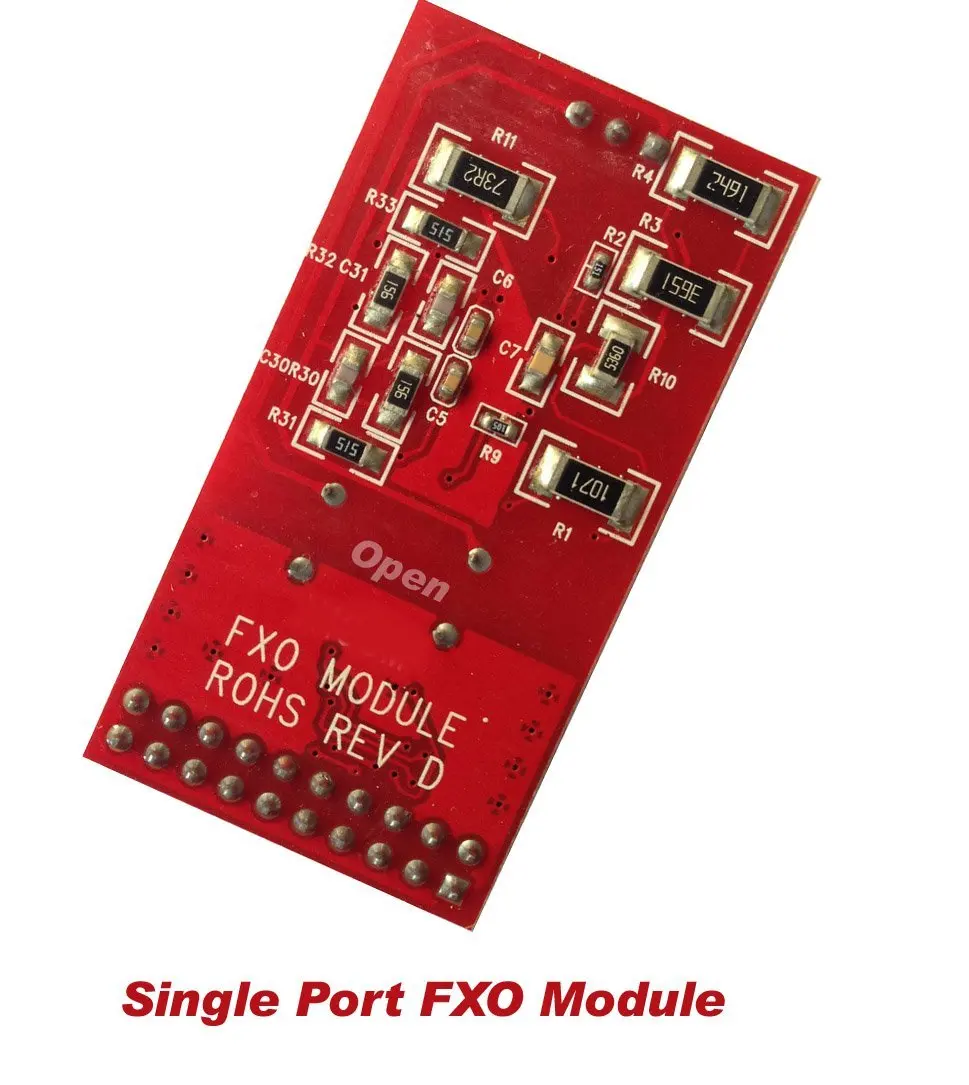 Карта X100P Asterisk с 1 портом FXO поддерживает систему pbx business voip|card business|card cardcard system |