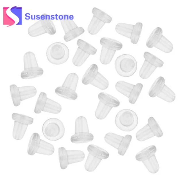 150pcs Set Whole Useful Findings Clear Soft Silicone Rubber 150pcs Set Whole Useful Findings Clear Soft Silicone Rubber Earring Backs Safety Stopper Earnut For
