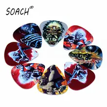 SOACH 10шт новые гитары укулеле бас гитара весло Толщина 0,71 мм музыкальный инструментов выбрать Айрон Мейден