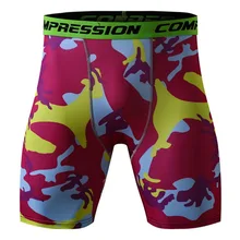 Для мужчин шорты лето Camo шорты-бермуды Фитнес Для мужчин Кроссфит боди камуфляжные шорты